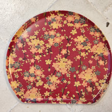 Charger l&#39;image dans la galerie, Plateau japonais 1/2 lune bleu tapisser
