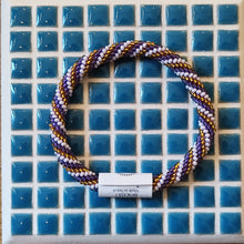 Load image into Gallery viewer, Bracelet en perles du Népal - Violet
