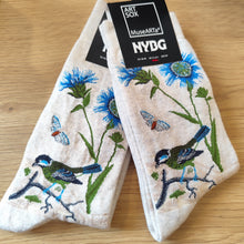 Load image into Gallery viewer, Chaussettes Blue safflower, Carthamus caeruleus
