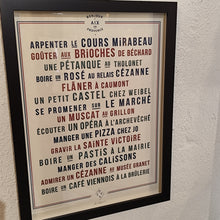 Load image into Gallery viewer, AFFICHE BONJOUR AIX EN PROVENCE
