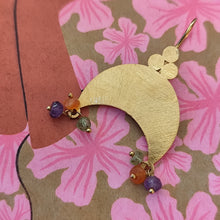 Charger l'image dans la galerie, Boucles d'oreilles Lina - Dome et perlettes
