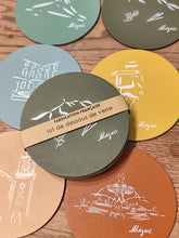 Load image into Gallery viewer, Lot de 6 sous-verres Aix - Mazart
