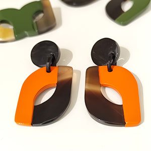 CLIPS boucles d'oreilles laquées