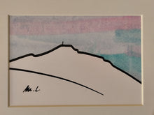 Charger l'image dans la galerie, Encres et papier de soie coloré Sainte Victoire Marie Lagarde
