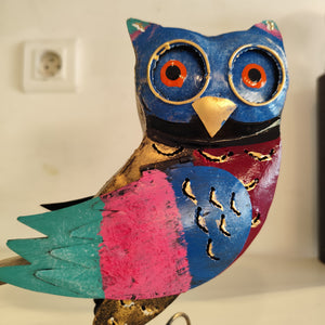 Hibou - Métal recyclé