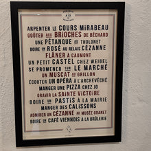 Load image into Gallery viewer, AFFICHE BONJOUR AIX EN PROVENCE

