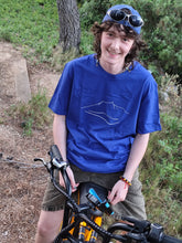 Charger l'image dans la galerie, T-shirt Montagne Aix Bleu worker
