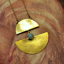 Load image into Gallery viewer, Sautoir Lina - Cercle pierre de lune
