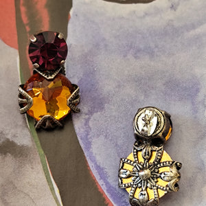 Boucles d'oreilles pendantes inspiration bijoux anciens Artyana Aix en Provence 