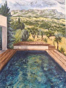 Vue sur la montagne Sainte Victoire - Stéphanie Bonthoux