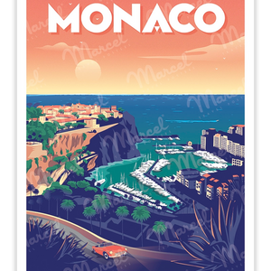 Affiche Monaco sous Licence
