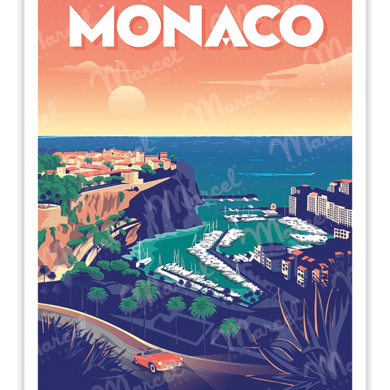 Affiche Monaco sous Licence