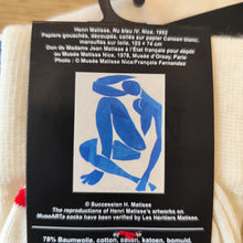 Load image into Gallery viewer, Chaussettes Matisse, Nu bleu IV
