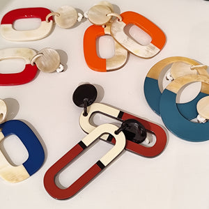 Bracelets manchettes laqués