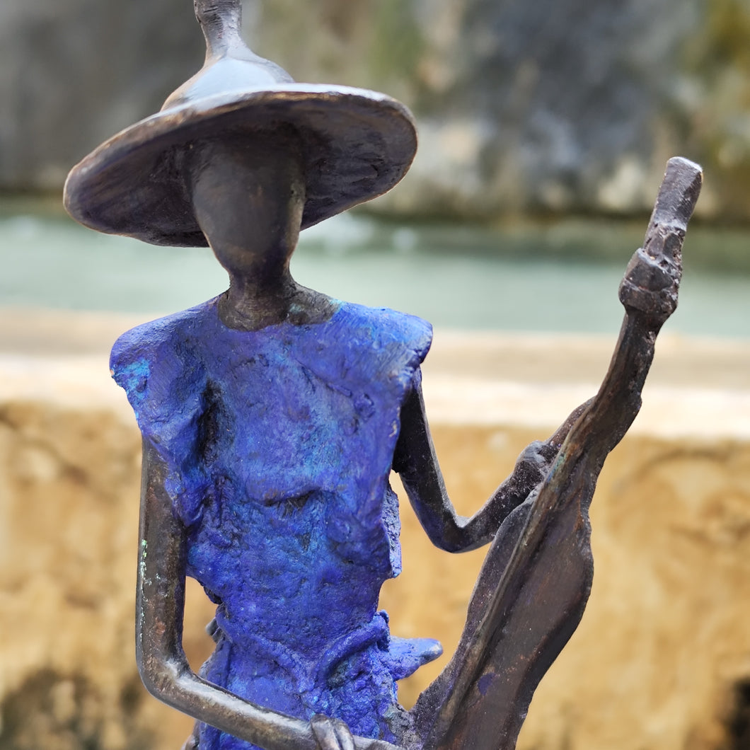 Les musiciens bronzes Burkina