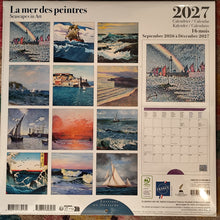 Load image into Gallery viewer, Calendrier La mer des peintres 2027
