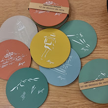 Charger l'image dans la galerie, Lot de 6 sous-verres Aix - Mazart
