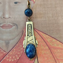 Load image into Gallery viewer, Boucles d&#39;oreilles longues Art Deco Eve
