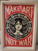 Load image into Gallery viewer, AFFICHE Make Art Not War
