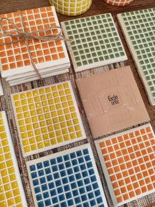 Sous verre mosaïque coloré façonnette artyana Aix en Provence 