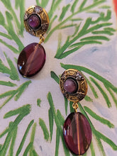 Load image into Gallery viewer, Boucles pendantes améthyste Artyana Aix en Provence 
