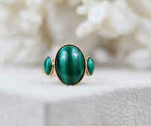 Load image into Gallery viewer, Bague Malachite
