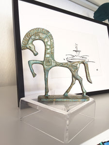 Cheval Grec avec socle - Bronze
