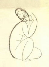 Charger l&#39;image dans la galerie, Nu féminin assis - Modigliani
